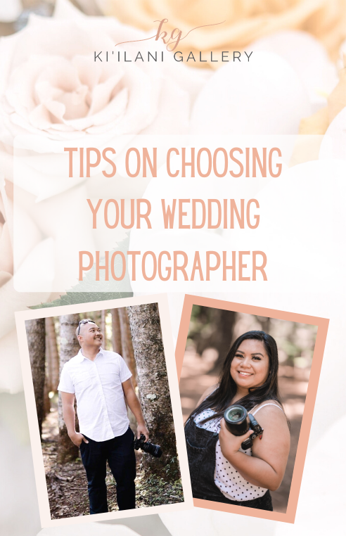 how to choose your wedding photographer hawaii photographer